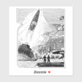 Künftige Stadt Aufkleber (Blatt)