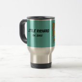 KÜNFTIGE SUPER HERO - personalisierte Mug Reisebecher (Vorderseite Links)