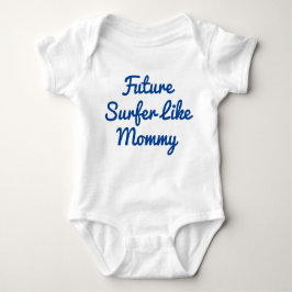 Künftige Surfer wie Mommy Baby Bodysuit Baby Strampler
