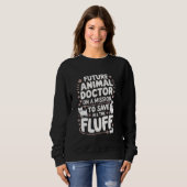 Künftige Veterinärkostüme Sweatshirt (Vorne ganz)