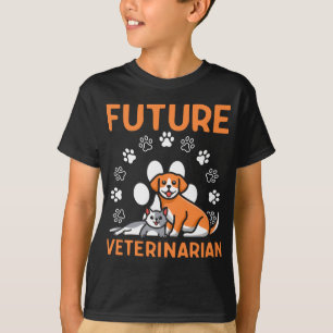 Künftige Veterinärstudentin Vet Tech Pet Lover T-Shirt