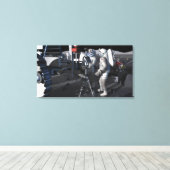 Künftige Weltraumforschungen 5 Leinwanddruck (Insitu (Holzboden))