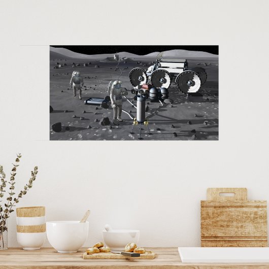 Künftige Weltraumforschungen 5 Poster (Küche)