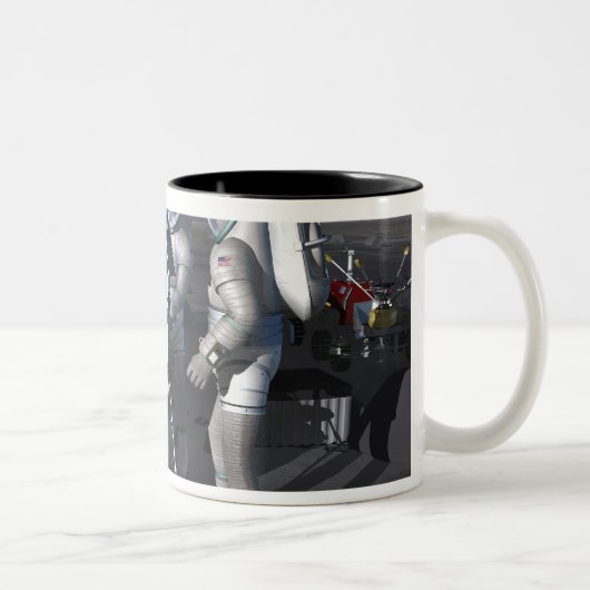 Künftige Weltraumforschungen 5 Zweifarbige Tasse (Rechts)