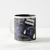 Künftige Weltraumforschungsmissionen 10 Zweifarbige Tasse (Vorderseite Links)