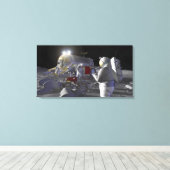 Künftige Weltraumforschungsmissionen 11 Leinwanddruck (Insitu (Holzboden))
