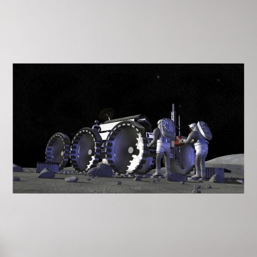 Künftige Weltraumforschungsmissionen 12 Poster (Vorne)