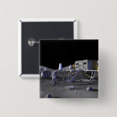 Künftige Weltraumforschungsmissionen 13 Button (Vorne & Hinten)