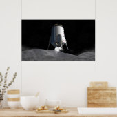 Künftige Weltraumforschungsmissionen 2 Poster (Küche)