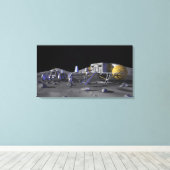 Künftige Weltraumforschungsmissionen 3 Leinwanddruck (Insitu (Holzboden))