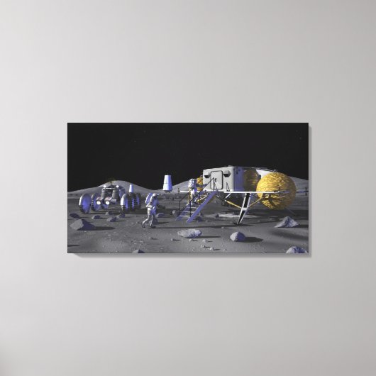 Künftige Weltraumforschungsmissionen 3 Leinwanddruck (Vorderseite)