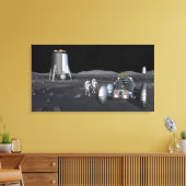 Künftige Weltraumforschungsmissionen 3 Leinwanddruck (Insitu (Wohnzimmer))