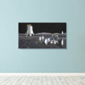 Künftige Weltraumforschungsmissionen 3 Leinwanddruck (Insitu (Holzboden))