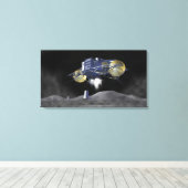 Künftige Weltraumforschungsmissionen 4 Leinwanddruck (Insitu (Holzboden))