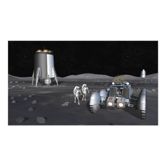 Künftige Weltraumforschungsmissionen 6 Fotodruck (Vorne)