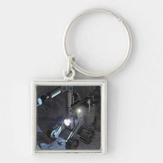 Künftige Weltraumforschungsmissionen 6 Schlüsselanhänger (Vorne)