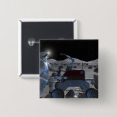 Künftige Weltraumforschungsmissionen 7 Button (Vorne & Hinten)