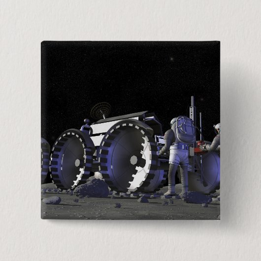 Künftige Weltraumforschungsmissionen 9 Button (Vorderseite)