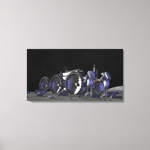 Künftige Weltraumforschungsmissionen 9 Leinwanddruck