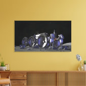 Künftige Weltraumforschungsmissionen 9 Leinwanddruck (Insitu (Wohnzimmer))