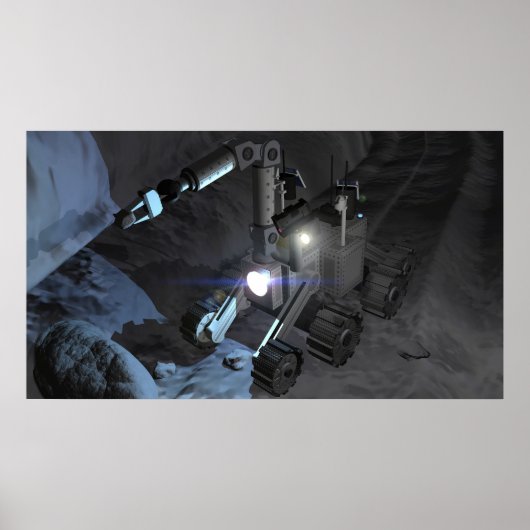 Künftige Weltraumforschungsmissionen 9 Poster (Vorne)