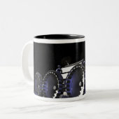 Künftige Weltraumforschungsmissionen 9 Zweifarbige Tasse (Vorderseite Links)