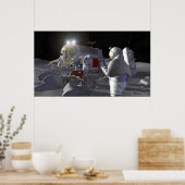 Künftige Weltraumforschungsmissionen Poster (Küche)