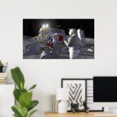Künftige Weltraumforschungsmissionen Poster (Heimbüro)