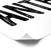 Künftiger Anthropologe Poster (Ecke)