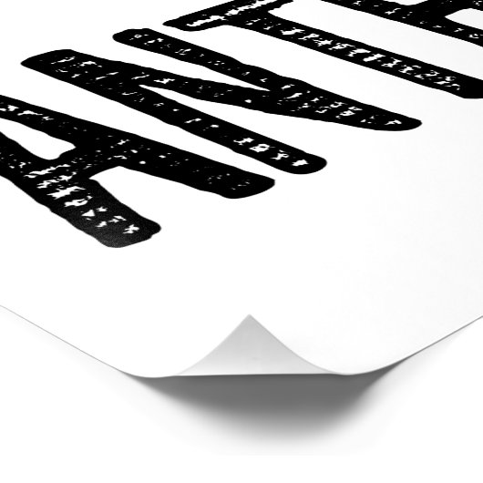 Künftiger Anthropologe Poster (Ecke)