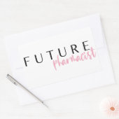Künftiger Apotheker // Karriereangebot Rechteckiger Aufkleber (Umschlag)