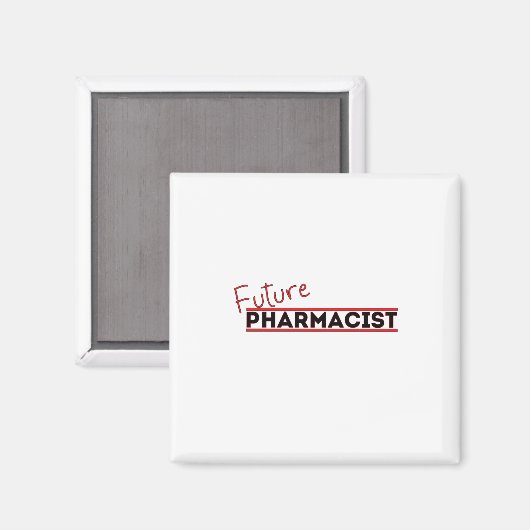 Künftiger Apotheker Magnet (Vorderseite/Rückseite)