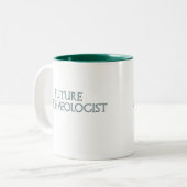 Künftiger Archäologe Zweifarbige Tasse (Vorderseite Links)