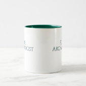 Künftiger Archäologe Zweifarbige Tasse (Mittel)