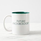 Künftiger Archäologe Zweifarbige Tasse (Links)