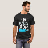Künftiger Arzt für Zahnhygiene-Zahnarzt Gradua T-Shirt (Vorne ganz)
