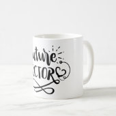 Künftiger Arzt Kaffeetasse (VorderseiteRechts)