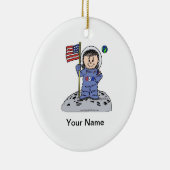 Künftiger Astronaut - Frauen Keramikornament (Rechts)