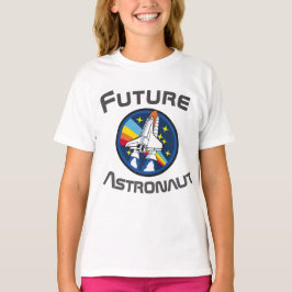 Künftiger Astronaut, Girl-Power-STEM, blau 2 T-Shirt