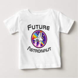 Künftiger Astronaut, Girl-Power-STEM, Rosa 3 Baby T-shirt