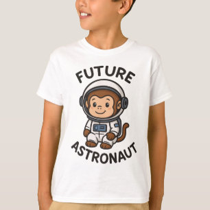 Künftiger Astronaut - Niedlicher Weltraumaffe T-Shirt