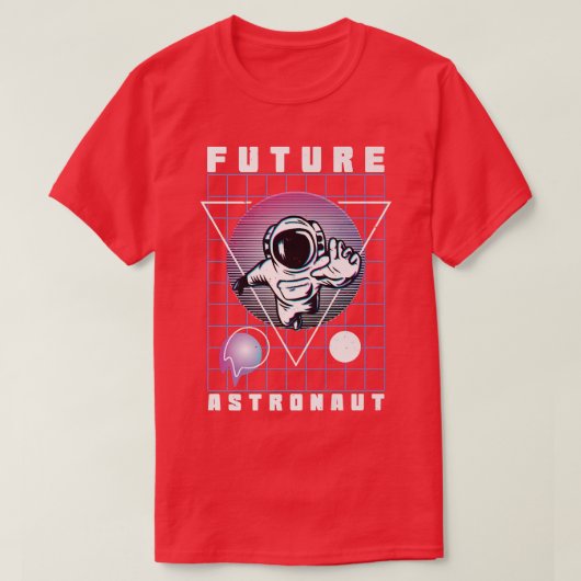 Künftiger Astronauten Raumfahrer auf dem Mond für T-Shirt (Design vorne)