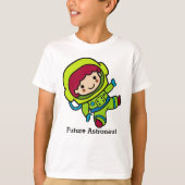Künftiger Astronautenjunge in Spacesuit T-Shirt (Vorderseite)