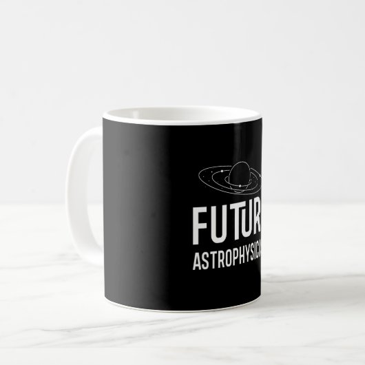 Künftiger Astrophysiker Kaffeetasse (Vorderseite Links)