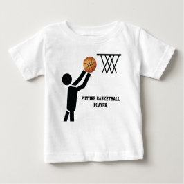 Künftiger Basketballspieler nach Ball Baby T-shirt