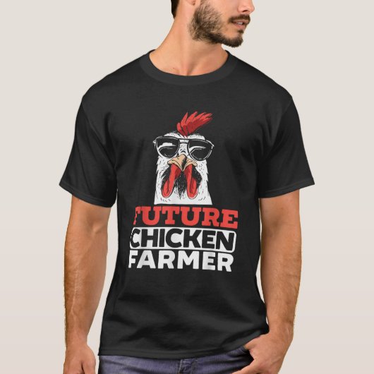 Künftiger Bauer für Hühner T-Shirt (Vorderseite)