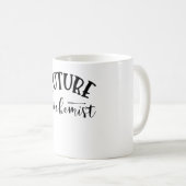 Künftiger Biochemiker Kaffeetasse (VorderseiteRechts)