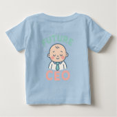 Künftiger CEO Baby T-shirt (Rückseite)
