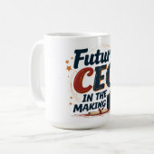 Künftiger CEO im Unternehmen Kaffeetasse (Vorderseite Links)