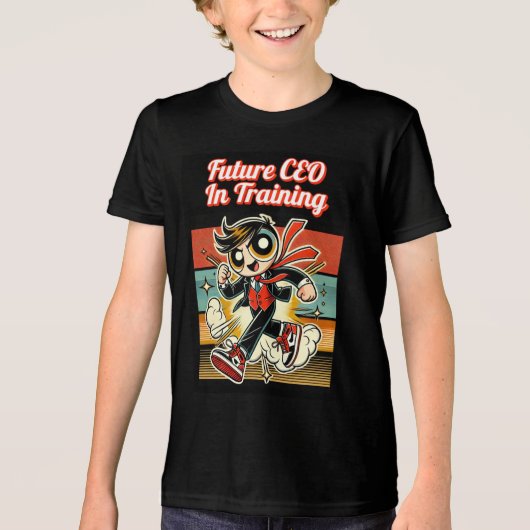 Künftiger CEO Tri-Blend Shirt (Vorderseite)